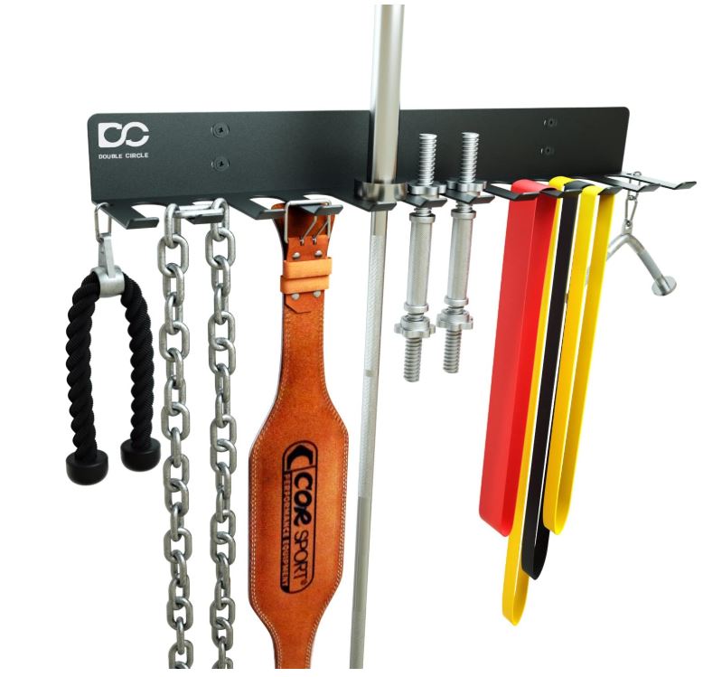 Yoga-Studio-Organizer mit 12 Haken zur Wandmontage Yoga-Studio-Organizer mit 12 Haken zur Wandmontage